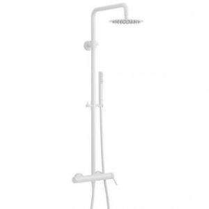 Obrazek Zestaw prysznicowy Rain biały mat arex.1281wh