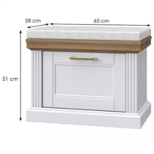 Obrazek Szafka na buty Tara K1 biały mat