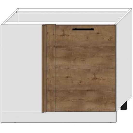 Obrazek Szafka Kuchenna Bono Dnp Pl Dąb Lefkas/Biały