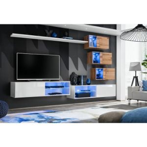 Obrazek Meblościanka Switch Xxiv Biały/Wotan 