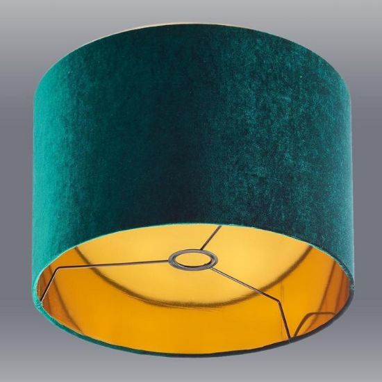 Obrazek Abażur welur 9106 zielony D38