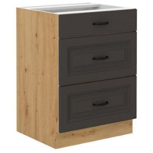 Obrazek Szafka kuchenna STILO grafit mat/artisan 60d 3s bb