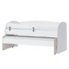 Obrazek Łóżko rozkładane Kiki KRD1-BE/KI-01 white/sand 