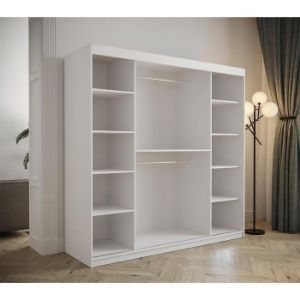 Obrazek Szafa Tapi 200 Biały/Ekoskóra Biała