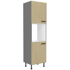 Obrazek Szafka kuchenna SCANDI jodełka/antracyt 60dp-215 2f 
