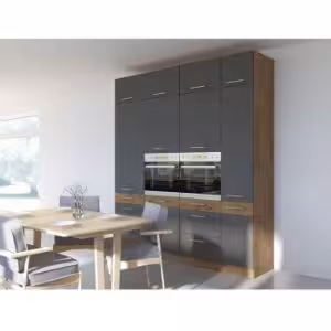 Obrazek Szafka kuchenna VIGO grafit mat 60DKP-145 3S BB