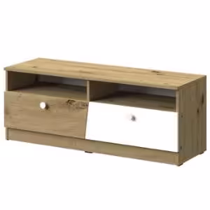 Obrazek Szafka RTV Nero 08 Dwie Szuflady – Biały Mat