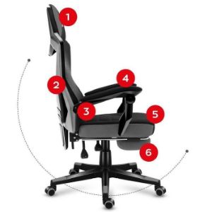 Obrazek Fotel Gamingowy Combat 3.0 Grey New