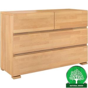 Obrazek  Komoda Drewniana Bukowa 4s Skandica Vestre Naturalny 