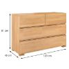 Obrazek  Komoda Drewniana Bukowa 4s Skandica Vestre Naturalny 