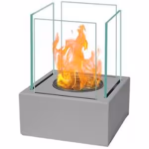 Obrazek Biokominek wolnostojący Smart szary strukturalny 