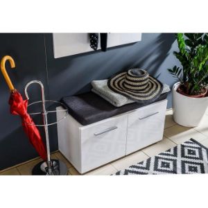 Obrazek Szafka na buty Beny 2d Biały/Biały Połysk 11008567