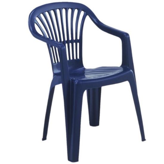 Obrazek Krzesło ogrodowe plastikowe Scilla niebieskie