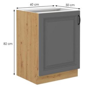 Obrazek Szafka kuchenna Stilo dustgrey/artisan 60d 1f bb