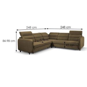 Obrazek Narożnik z funkcją spania Samos I Vogue 10 lewostronny