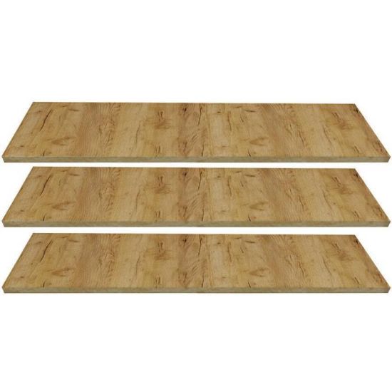 Obrazek Półki 3 szt. do szafy Malani 200 craft