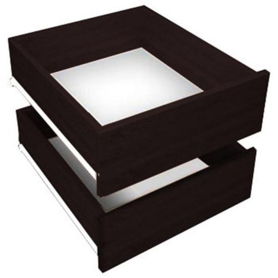 Obrazek Komplet Szuflad (2SZT) 100 Czarny