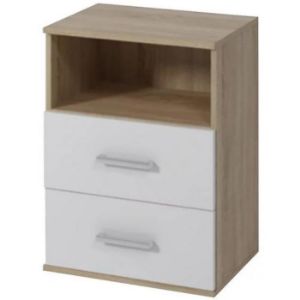 Obrazek Szafka nocna Goda III 2S dąb sonoma/biały