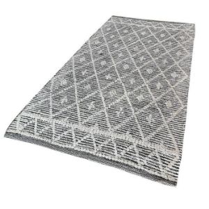 Obrazek Dywan bawełniany Chindi 0.8/1.5 Cr-1301 grey/white