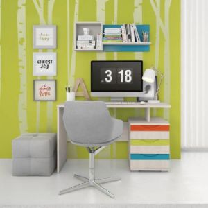 Obrazek Szuflada JOY-FK80 polar pine/mango/lime/torquise 