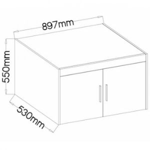 Obrazek Nadstawka do szafy Elena 2D sonoma