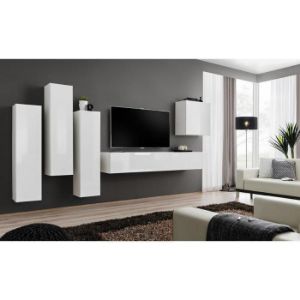 Obrazek Szafka RTV Wisząca Switch SW1 Czarny 