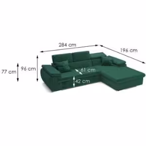 Obrazek Narożnik Polo P Kronos 19 plus poduszki Kronos 19