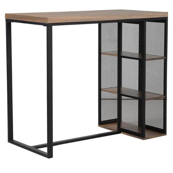 Obrazek Stół Barowy Industry Naturalny /Czarny 