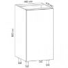 Obrazek Szafka kuchenna Gardena D40 white