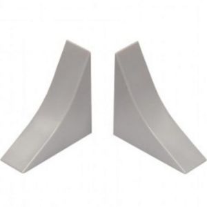 Obrazek Zakończenie proste – aluminium szare LWS-064