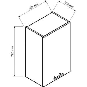 Obrazek Szafka kuchenna Denis w45 pl dąb london/biały 