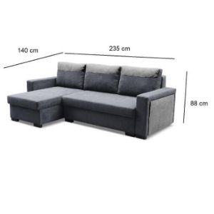 Obrazek Narożnik z funkcją spania Savio Alfa 19/01 uniwersalny