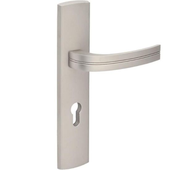 Obrazek Klamka do drzwi zewnętrznych VIA R74 90WB nikiel