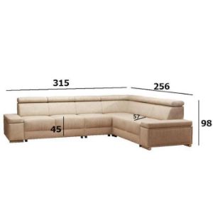 Obrazek Narożnik z funkcją spania Ester Gusto 09 uniwersalny