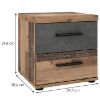 Obrazek Szafka nocna Oldheaven old wood/beton 