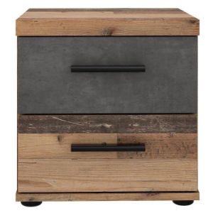 Obrazek Szafka nocna Oldheaven old wood/beton 