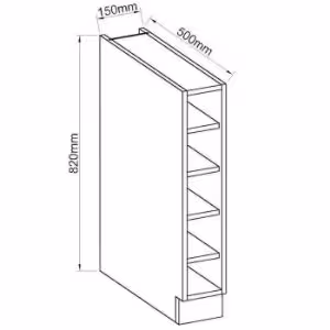 Obrazek Szafka kuchenna ARTISAN biały połysk 15D OTW BB