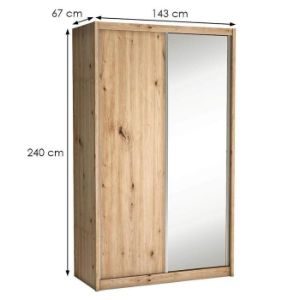 Obrazek Szafa Karol 143 z lustrem artisan