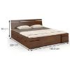 Obrazek Łóżko sosnowe Skandica Sparta maxi+sz 180X200 orzech 