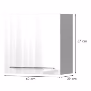 Obrazek Szafka wisząca Piano VK60-1K/PN-70/KA/70 crystal white