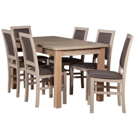 Obrazek Zestaw stół i krzesła Arkadia 1+6 dąb sonoma 