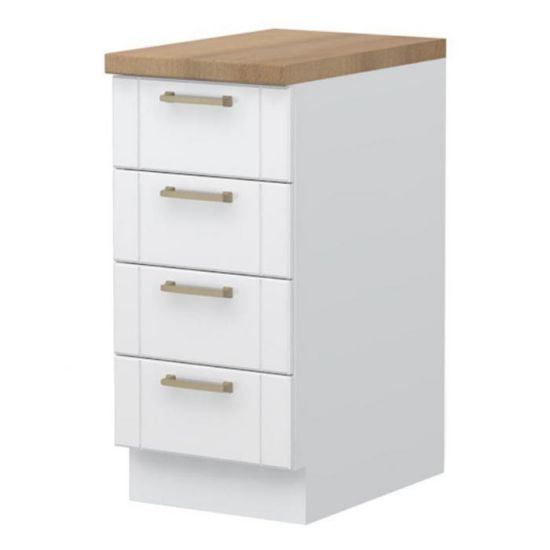 Obrazek Szafka Kuchenna Tara R-40-4f/4 4s Standard White Mat