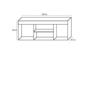 Obrazek Półka Cezar 27 sonoma