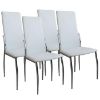 Obrazek Zestaw 4 Krzeseł Sawanna Biały U-3 Tm-0066-W