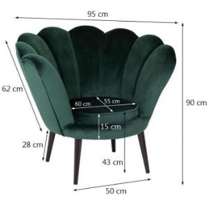 Obrazek Fotel Tristan Bluvel 78/wenge