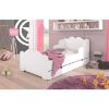 Obrazek Łóżko Dziecięce Ximena Biała 140 + materac i stelaż
