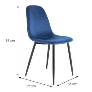 Obrazek Krzesło Billy Dc-4724 Navy Blue