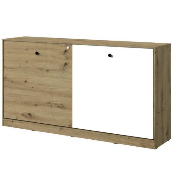 Obrazek Półko-Tapczan Poziomy Nero 16 – Czarny Mat