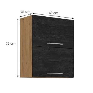 Obrazek Szafka kuchenna Vigo dark 60 GU-72 2F 