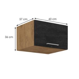 Obrazek Szafka kuchenna Vigo dark 60 NAGU-36 1F 